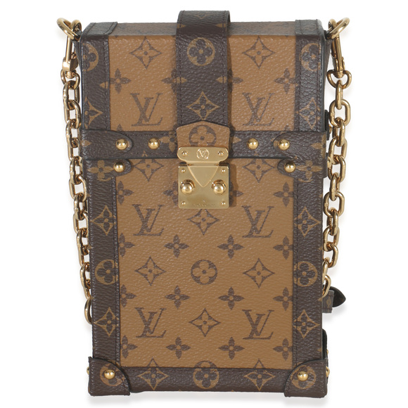 Louis Vuitton Handbags - Louis Vuitton Monogram Reverse Canvas Vertical Trunk Pochette